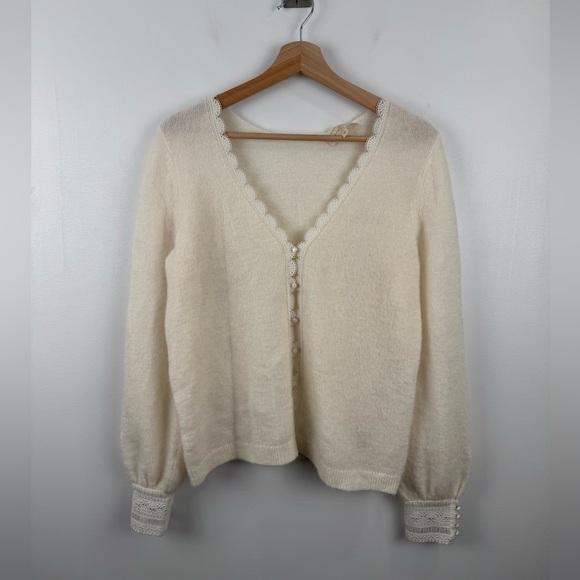 Sezane Sweaters - Sezane Women Melina Mohair Blend Cardigan Size XS